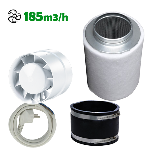 Abluftset OK125 185m3/h