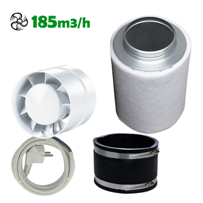 Abluftset OK125 185m3/h